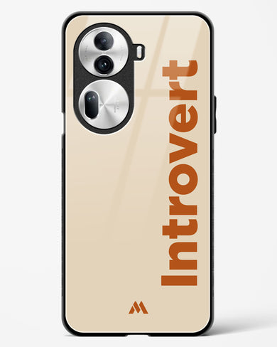 Introvert Glass Case Phone Cover (Oppo)