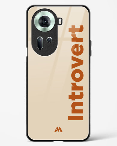 Introvert Glass Case Phone Cover (Oppo)