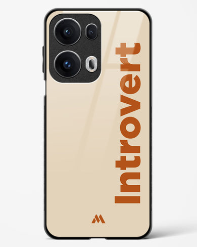 Introvert Glass Case Phone Cover (Oppo)