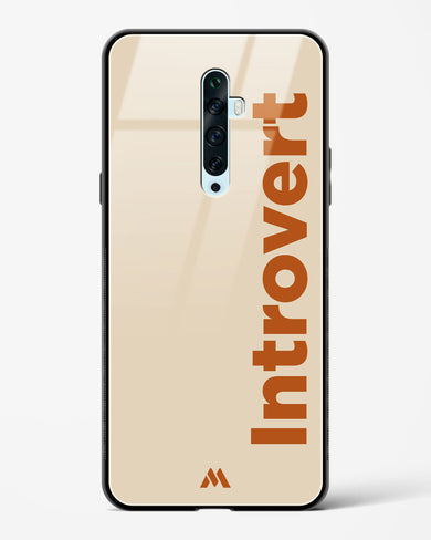 Introvert Glass Case Phone Cover (Oppo)