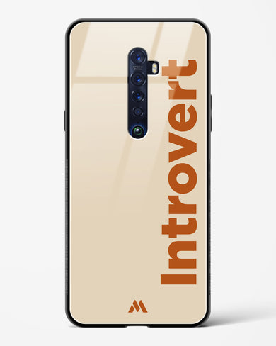 Introvert Glass Case Phone Cover (Oppo)