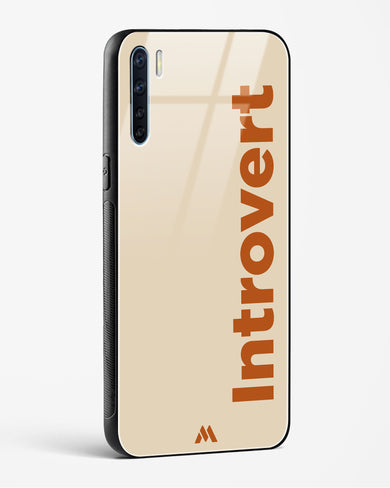 Introvert Glass Case Phone Cover (Oppo)