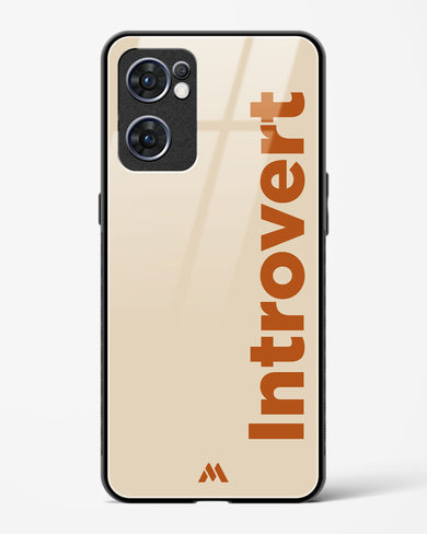 Introvert Glass Case Phone Cover (Oppo)