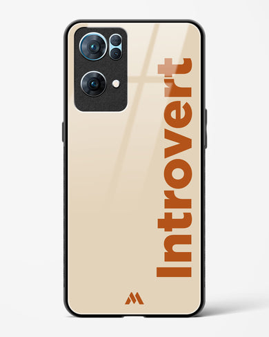 Introvert Glass Case Phone Cover (Oppo)