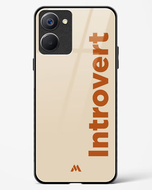 Introvert Glass Case Phone Cover (Realme)