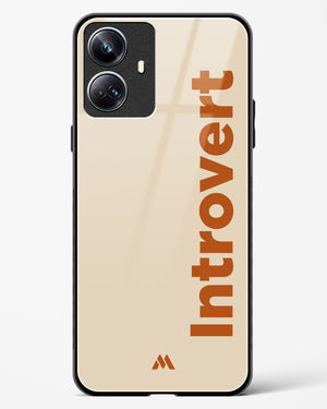 Introvert Glass Case Phone Cover (Realme)