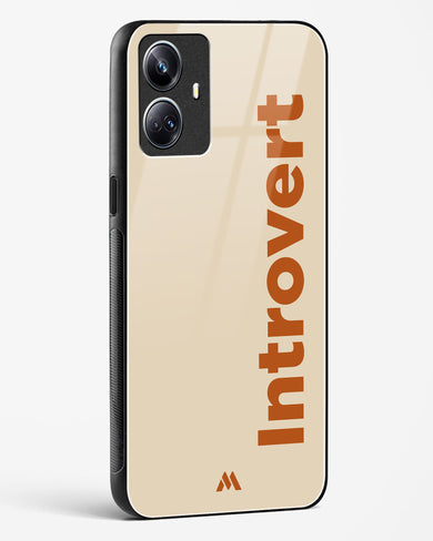 Introvert Glass Case Phone Cover (Realme)