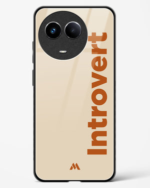 Introvert Glass Case Phone Cover (Realme)