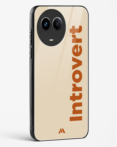 Introvert Glass Case Phone Cover (Realme)