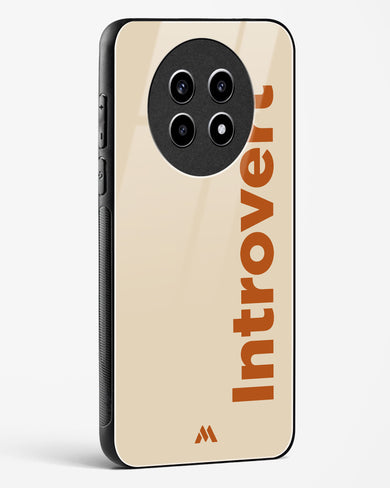 Introvert Glass Case Phone Cover (Realme)