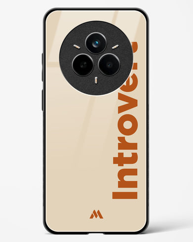 Introvert Glass Case Phone Cover (Realme)