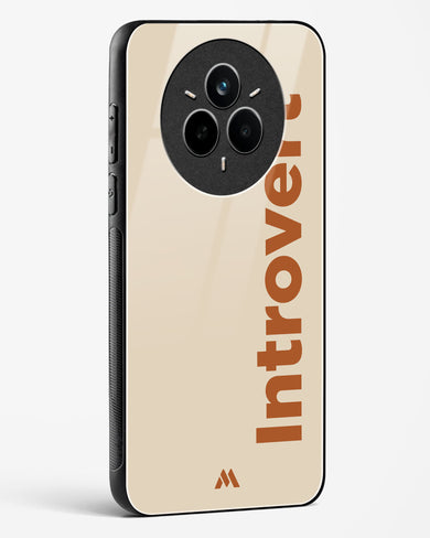 Introvert Glass Case Phone Cover (Realme)