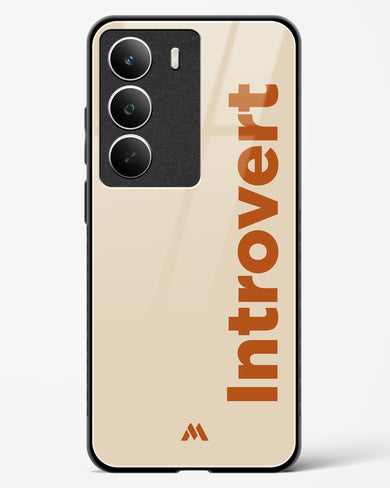 Introvert Glass Case Phone Cover (Realme)