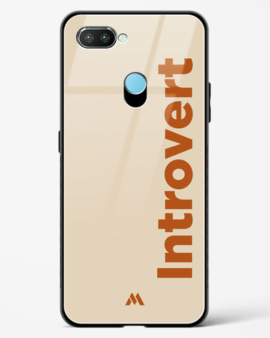 Introvert Glass Case Phone Cover (Realme)