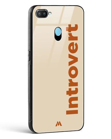 Introvert Glass Case Phone Cover (Realme)