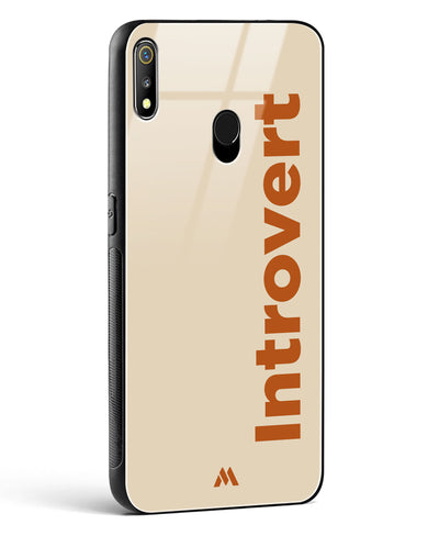 Introvert Glass Case Phone Cover (Realme)