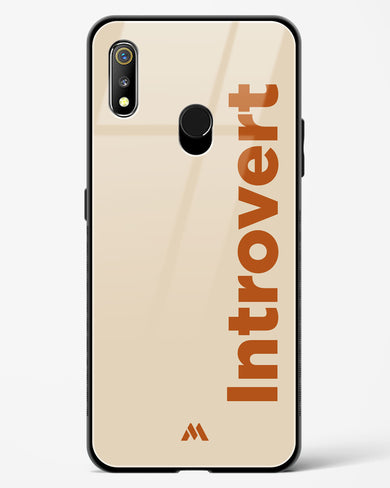 Introvert Glass Case Phone Cover (Realme)