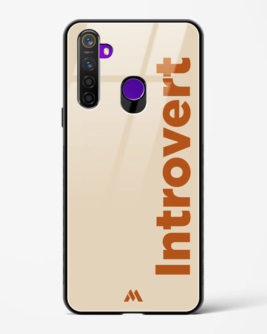 Introvert Glass Case Phone Cover (Realme)