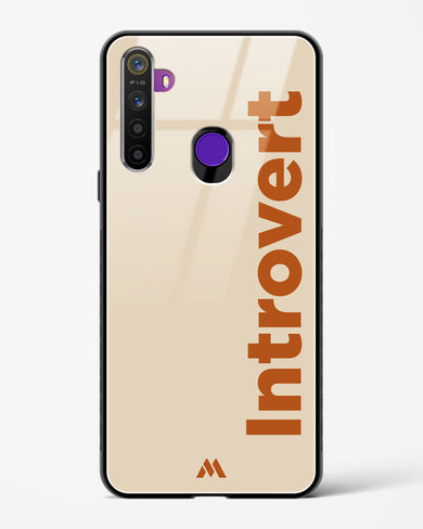 Introvert Glass Case Phone Cover (Realme)