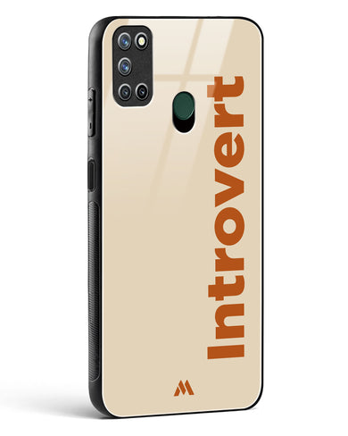 Introvert Glass Case Phone Cover (Realme)