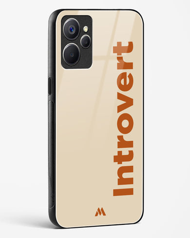 Introvert Glass Case Phone Cover (Realme)