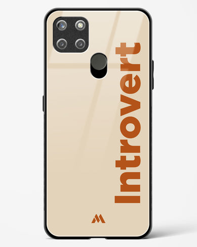 Introvert Glass Case Phone Cover (Realme)