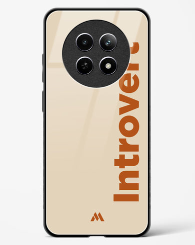 Introvert Glass Case Phone Cover (Realme)