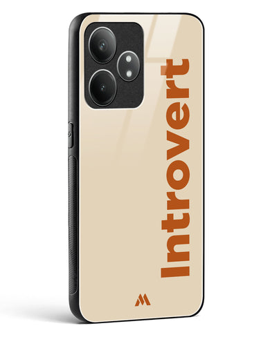 Introvert Glass Case Phone Cover (Realme)