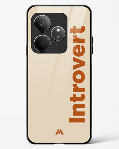 Introvert Glass Case Phone Cover (Realme)