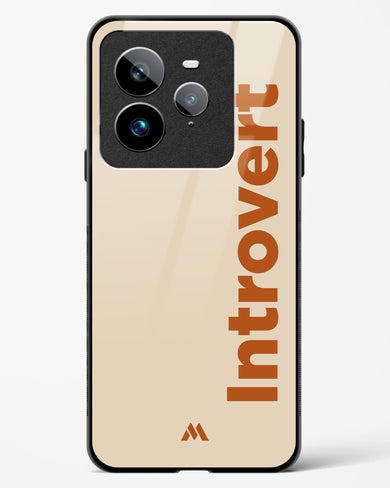 Introvert Glass Case Phone Cover (Realme)