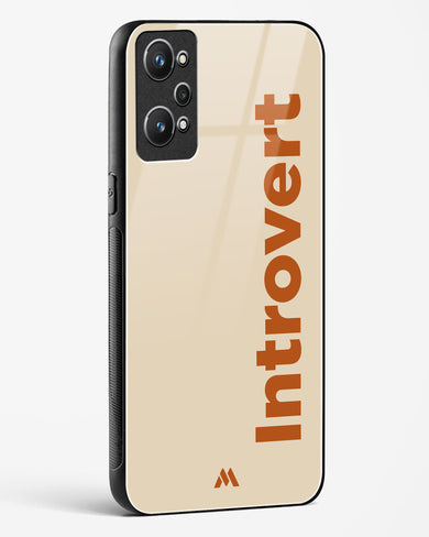 Introvert Glass Case Phone Cover (Realme)