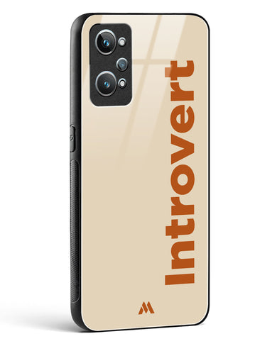 Introvert Glass Case Phone Cover (Realme)