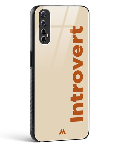 Introvert Glass Case Phone Cover (Realme)