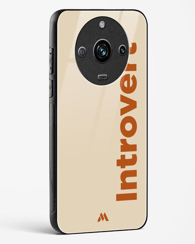 Introvert Glass Case Phone Cover (Realme)