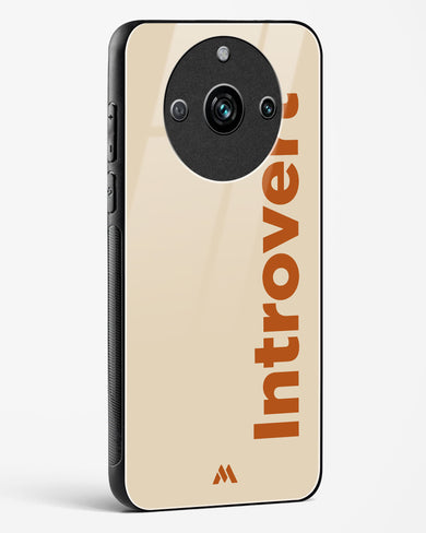 Introvert Glass Case Phone Cover (Realme)