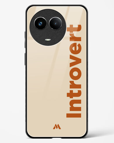 Introvert Glass Case Phone Cover (Realme)