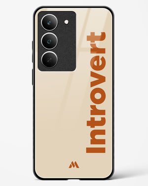 Introvert Glass Case Phone Cover (Realme)