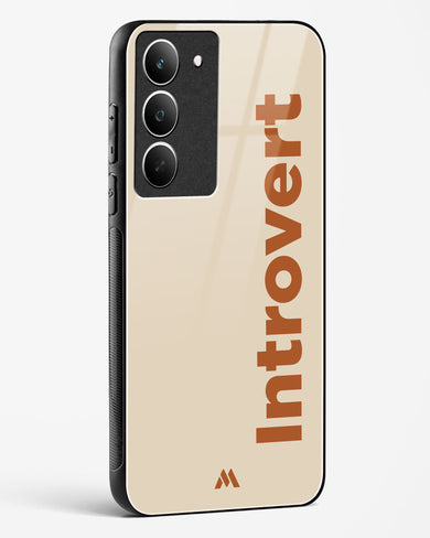 Introvert Glass Case Phone Cover (Realme)