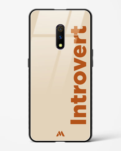 Introvert Glass Case Phone Cover (Realme)