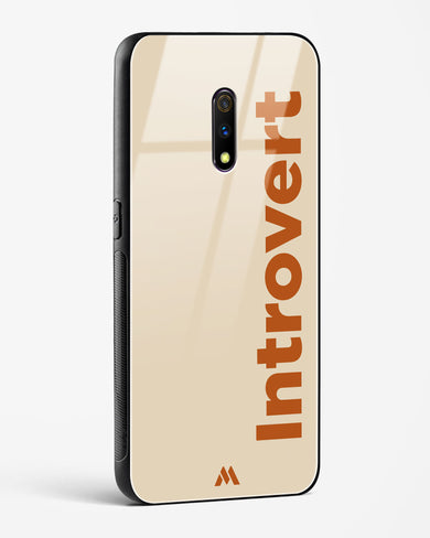 Introvert Glass Case Phone Cover (Realme)