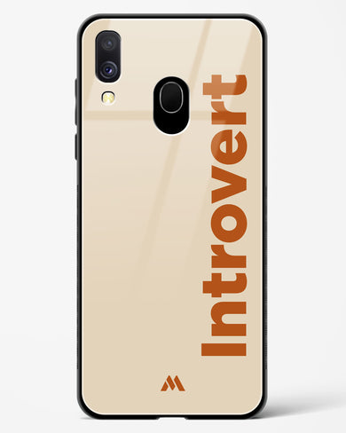 Introvert Glass Case Phone Cover (Samsung)