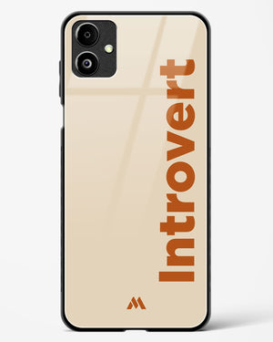 Introvert Glass Case Phone Cover (Samsung)