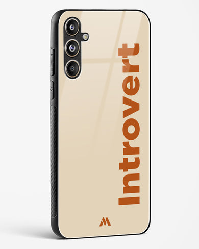 Introvert Glass Case Phone Cover (Samsung)