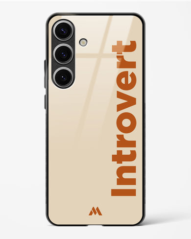 Introvert Glass Case Phone Cover (Samsung)