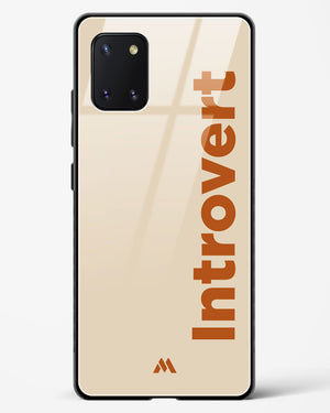 Introvert Glass Case Phone Cover (Samsung)