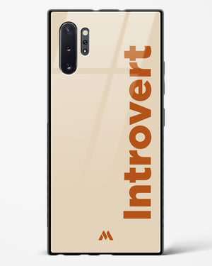 Introvert Glass Case Phone Cover (Samsung)