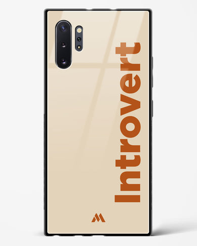 Introvert Glass Case Phone Cover (Samsung)