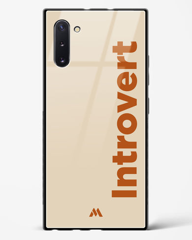 Introvert Glass Case Phone Cover (Samsung)