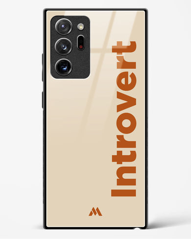 Introvert Glass Case Phone Cover (Samsung)