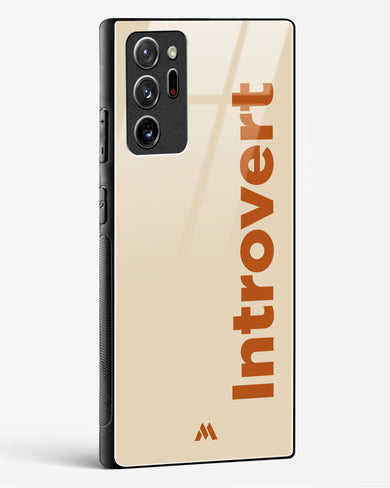 Introvert Glass Case Phone Cover (Samsung)